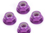 EDIT PURPLE ANODISED M3 NYLOC NUTS (PK10)